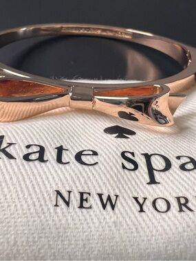 kate spade Rose Gold Bow Bangle